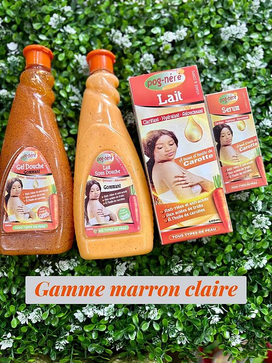 Gamme marron claire pog-néré